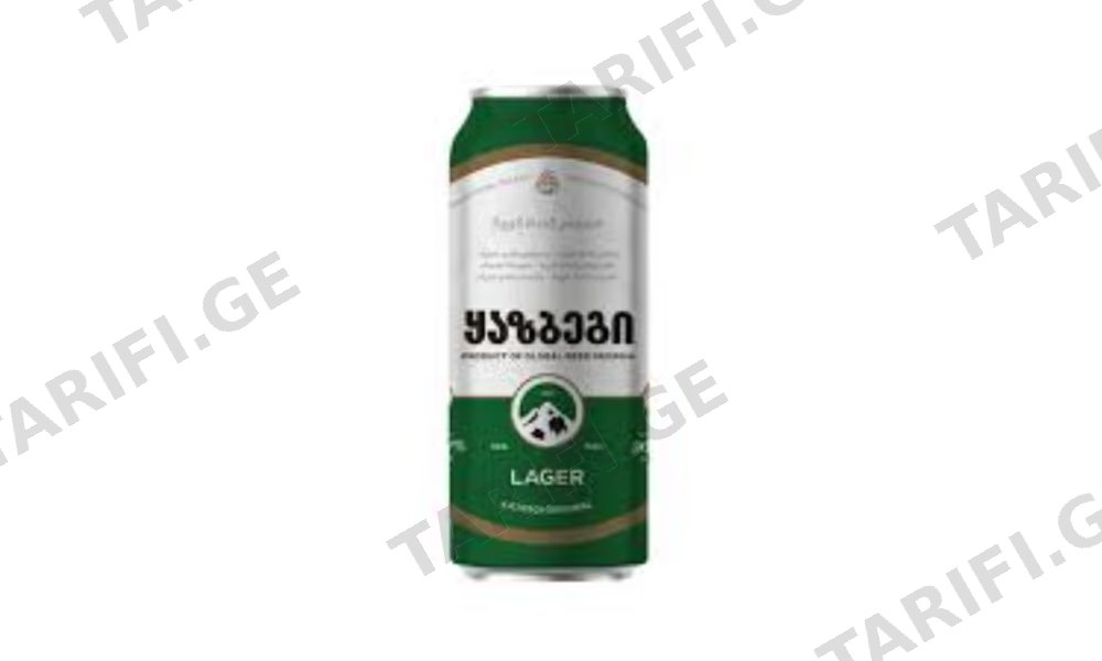 ლუდი ყაზბეგი - ალუმინის ქილა 0,50 ლ