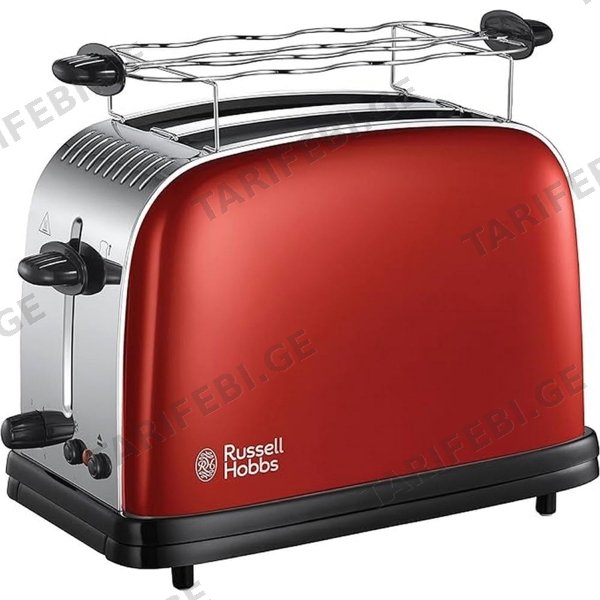 ტოსტერი Russell Hobbs 23330-56/RH, 1670W, Toaster, Red