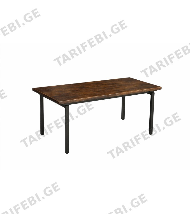 სამზარეულოს მაგიდა DT082 MDF ASH WOOD VENEER ზომა 180*90*75