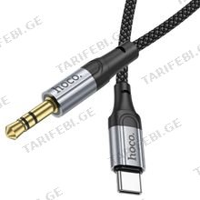 HOCO UPA26 USB-C to 3.5mm აუდიო კაბელი 1.50 მ