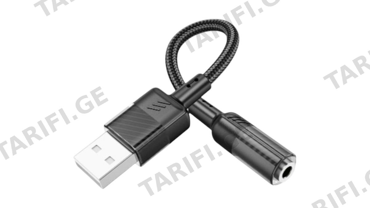 Hoco. LS37 External Sound Card USB-A To 3.5 Female