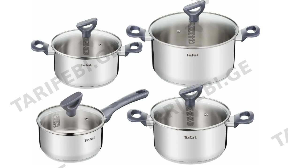 ნაკრები ქვაბების TEFAL G712S855 ინდუქციური