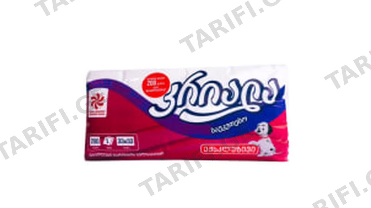 ხელსახოცი / კრიალა ექსკლუზივი 33X33 200 ცალიანი