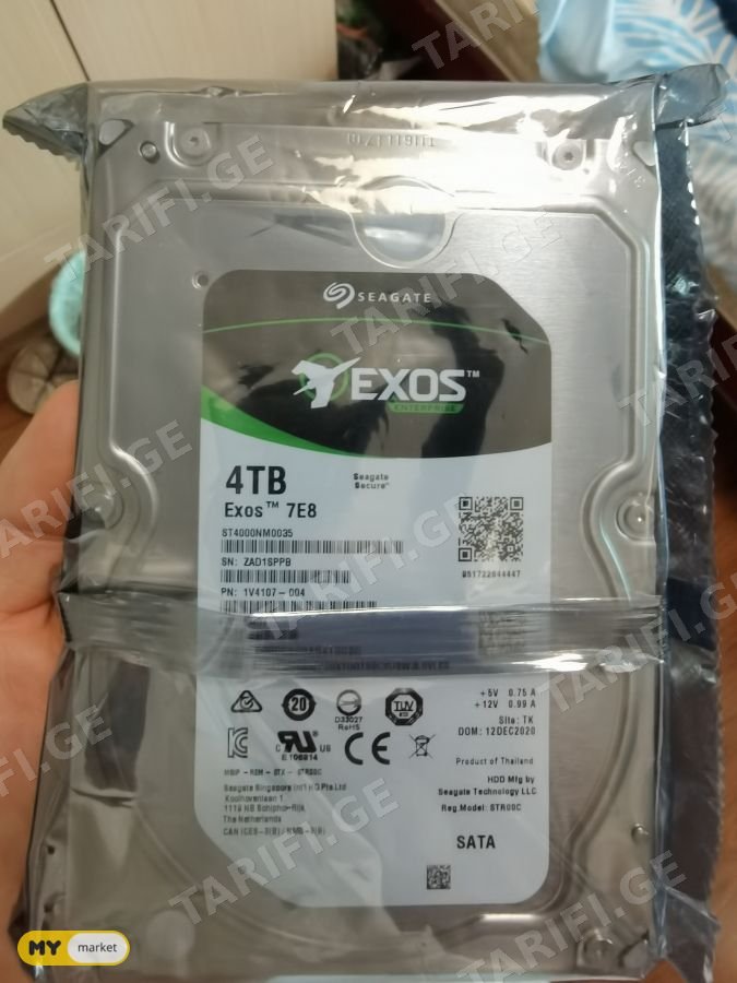 NEW seagate exos 7e8 4 TB ST4000NM0035