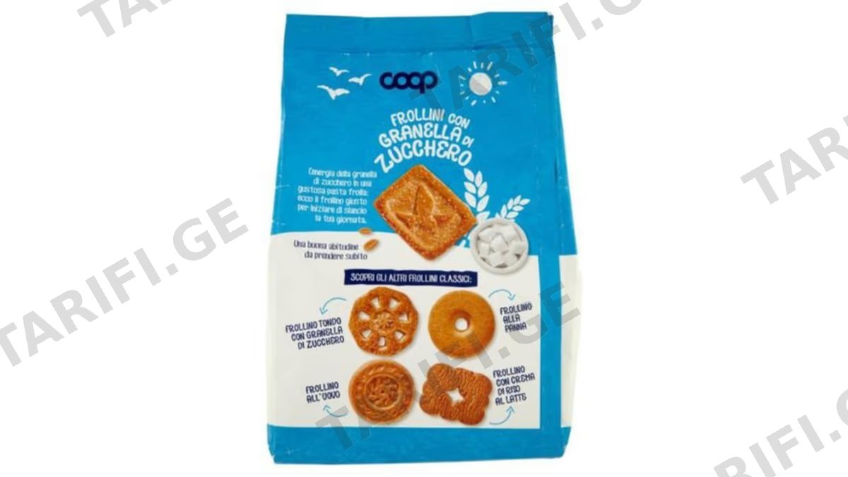 COOP ორცხობილა დაშაქრული 800გრ