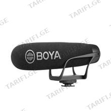 BOYA BY-BM2021 Cardioid shotgun video microphone ფოტოაპარატის მიკროფონი