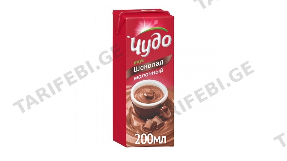 ჩუდო კოქტეილი შოკოლადი 3% 200გრ