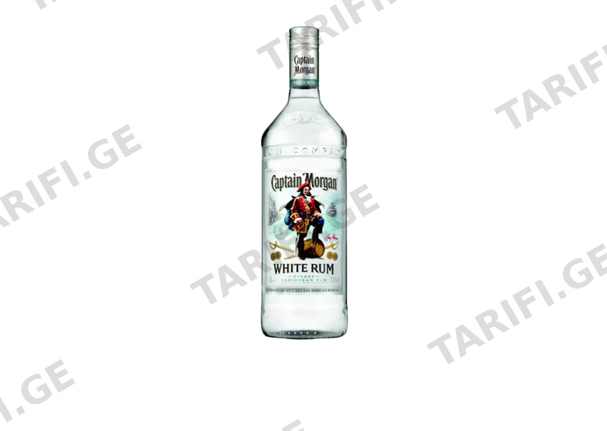 Captain Morgan, თეთრი რომი - 1L