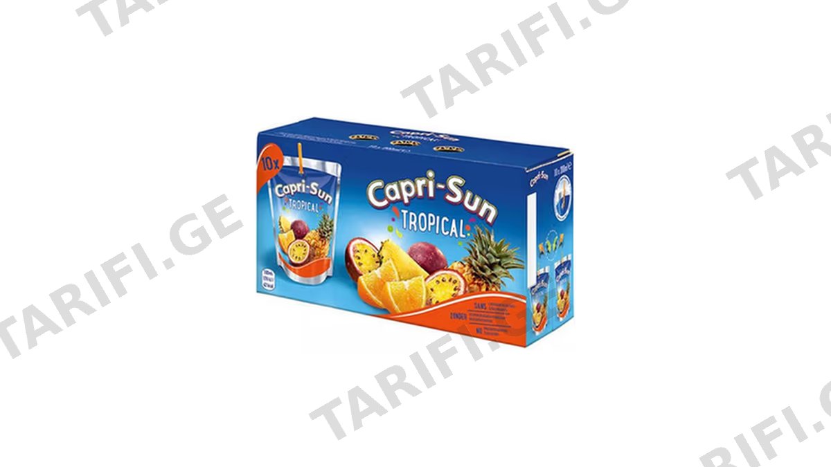 CRF ტროპიკული ხილის სასმელი 200გრx10ც