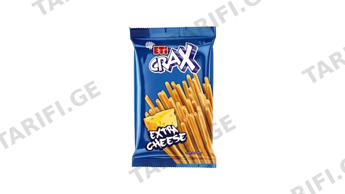 ETI CRAX კრეკერი ყველით 45G 1ც