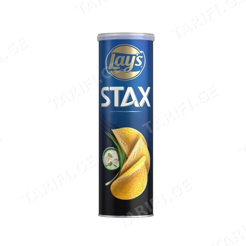 LAYS STAX არაჟანი&ხახვი 140გრ
