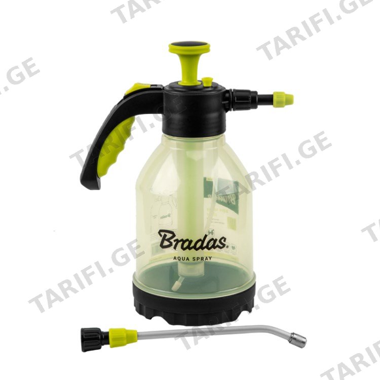 სასხურებელი პნევმატური, ხელის Bradas Aqua Spray Clear AS0150CL 1.5 ლ