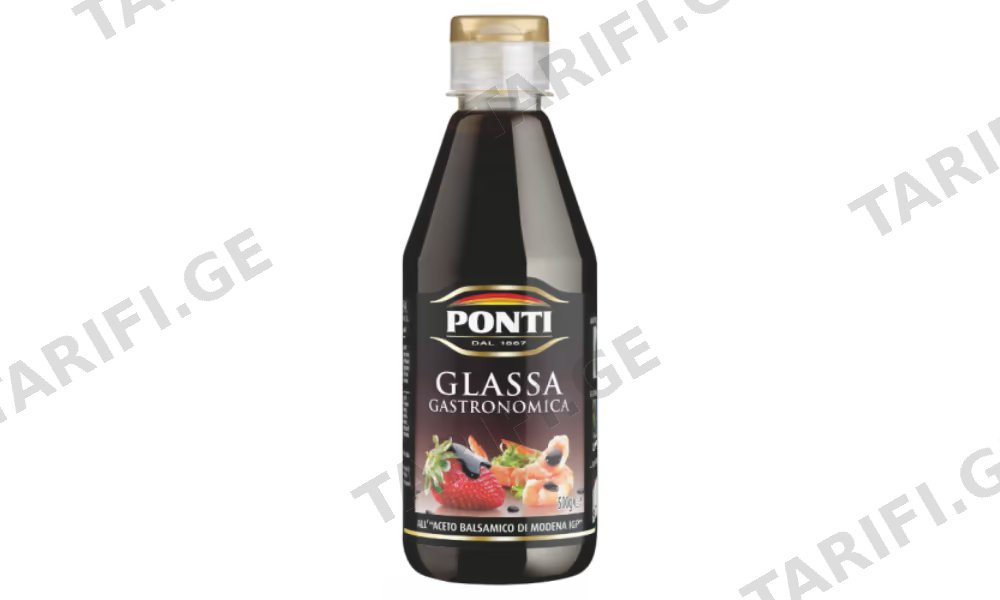 PONTI ძმარი კონცენტრირებული გლასე 500მლ x6