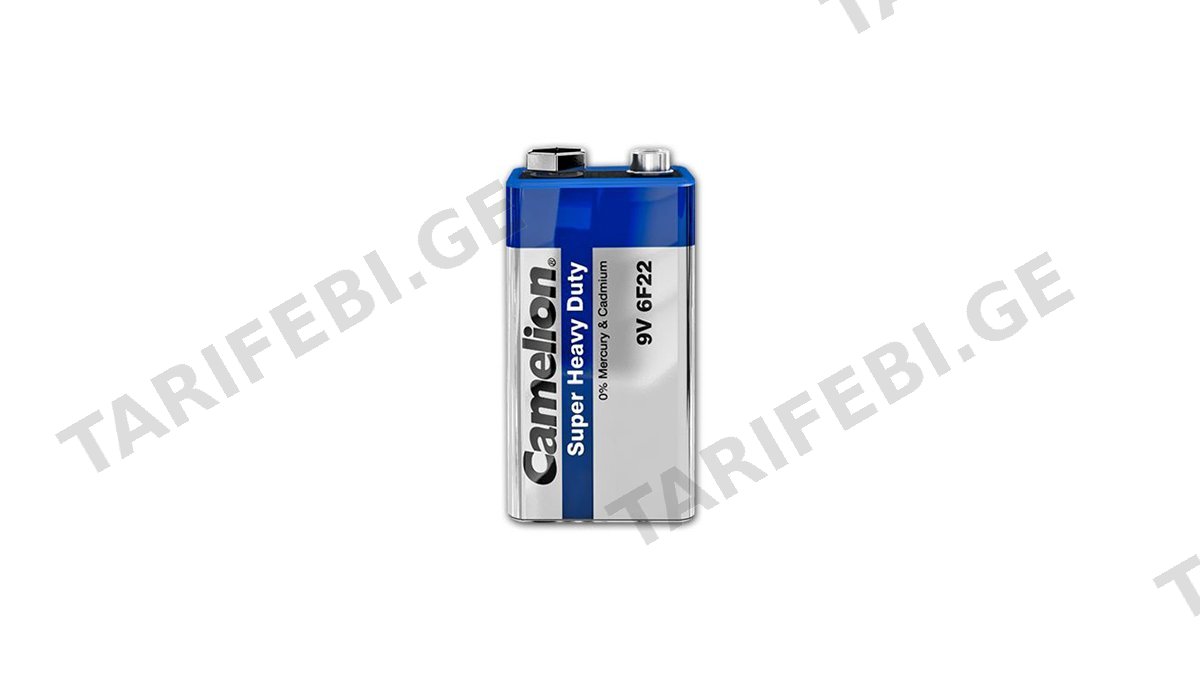 Camelion 9V/6F22 Crona ელემენტი (1ცალი) (1377)