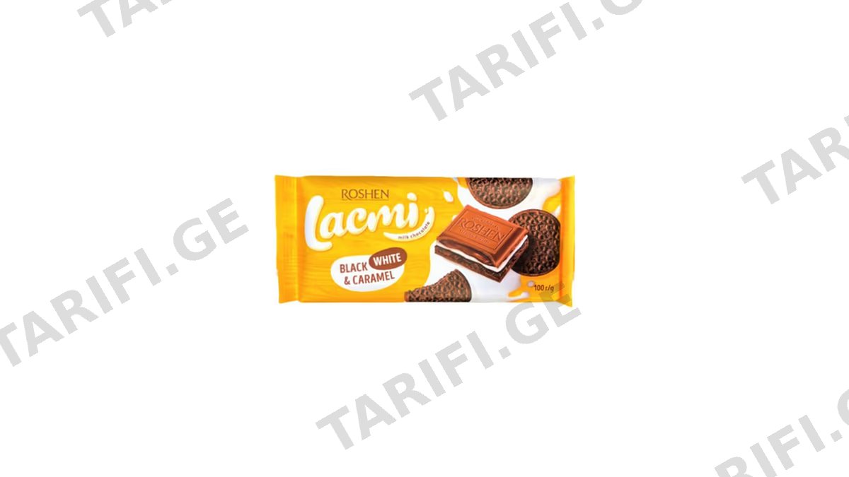 ROSHEN შოკ.ფილა ლაკმი რძ.კარ.ორცხ-100გრ