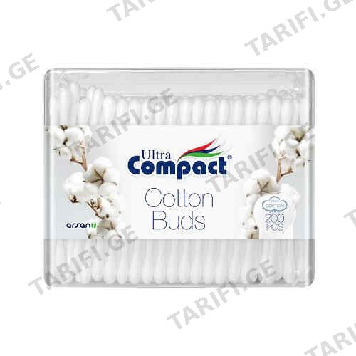 ყურის ჩხირი კუთხ /Compact/ 200 ც