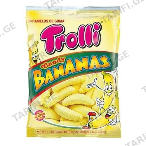 ჟელიბონი ბანანი Trolli 100გრ