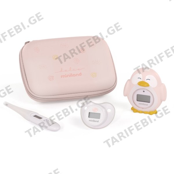სხეულის და წყლის თერმომეტრის ნაკრები Miniland 89512, Thermo Kit, Candy