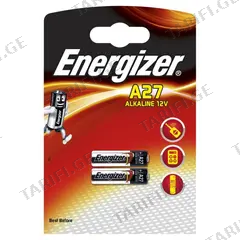 ელემენტი Energizer A27 12V Alkaline 2 ც