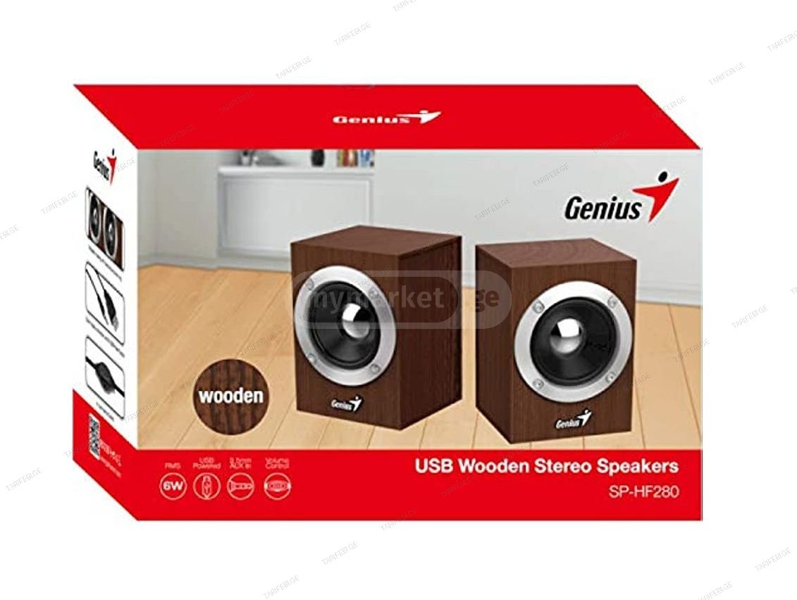 Genius SP-HF280 (wood) Speaker დინამიკი