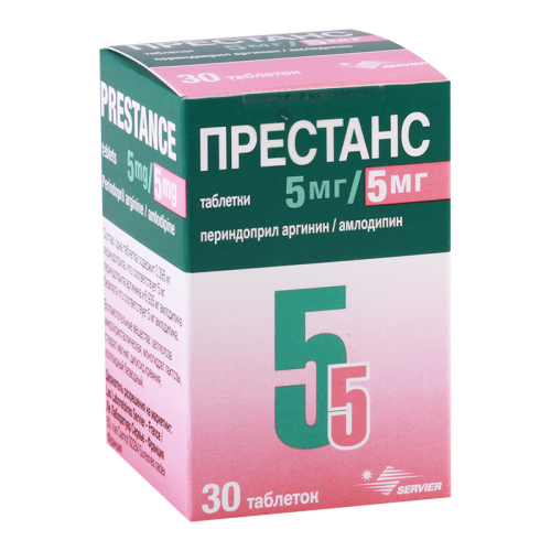 პრესტანსი ტაბლეტი  5მგ+5მგ #30