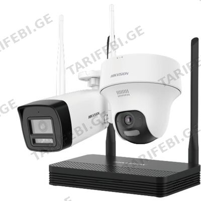 ჩამწერის და კამერების კომპლექტი DS-J142I-NKS424W02H WiFi NVS Kit