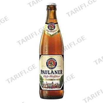 ლუდი გაუფილტრავი /Paulaner/ 500მლ