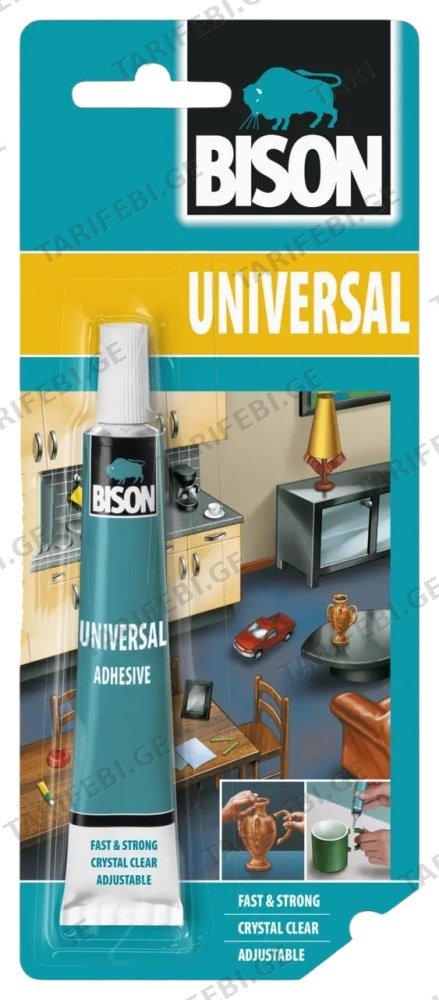 უნივერსალური წებო Bison Universal Adhesive 25 მლ