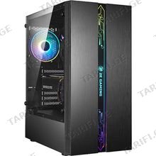 ქეისი 2E GAMING COMPUTER CASE RUNA (G2107) MIDT, 2xUSB2.0, 1xUSB3.0,1x120MM ARGB+ ARGB STRIP,TG (SIDE PANEL),WITHOUT PSU BLACK (2E-G2107)