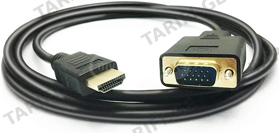 HDMI To VGA cable. HDMI Female to VGA Male with Audio Output