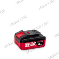 (20V/4000mAh) აკუმულატორი CROWN CAB204014XE