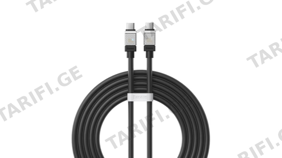 Baseus CoolPlay Series Fast Charging Cable Type-C to Type-C 100W 2m CAKW000301