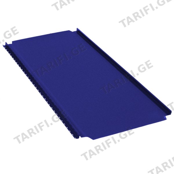 სწორი ჩამკეტ ფურცლიანი ფენილი 0.45X549 პრიალა RAL 5002 NOVA