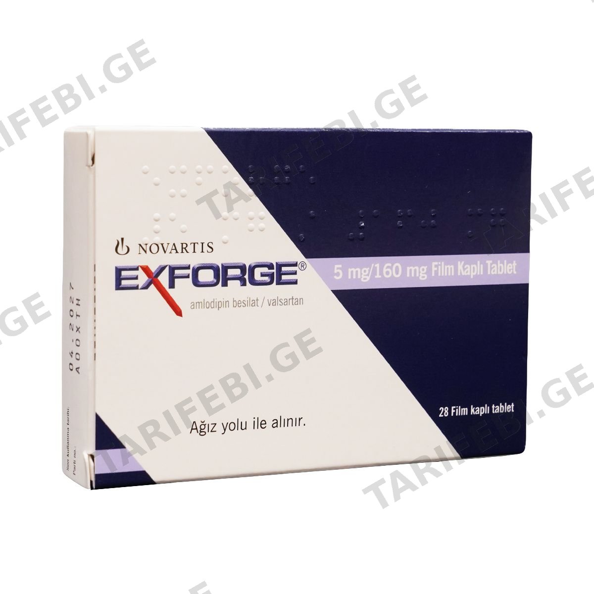ექსფორჯი - EXFORGE 5მგ/160მგ 28 * ტაბლეტი