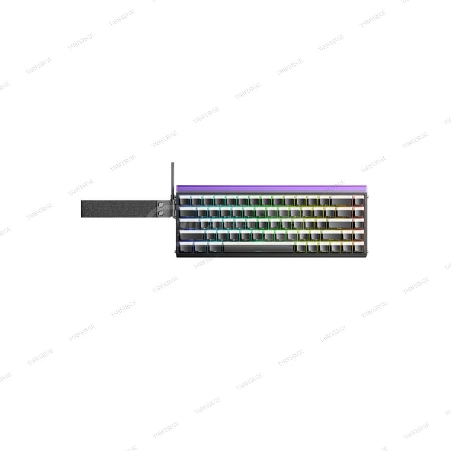 AULA HERO68 Wired Magnetic Switch RGB Black Translucent Keyc