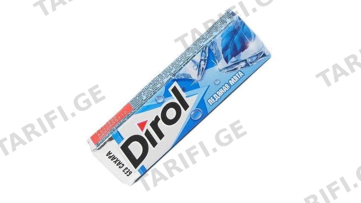 დიროლი საღეჭი რეზინი ყინულის პიტნა 13.6