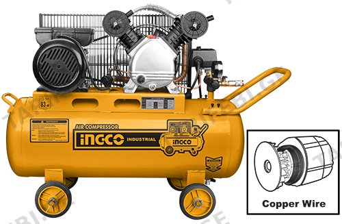 ჰაერის კომპრესორი 100L Ingco (AC1301008)