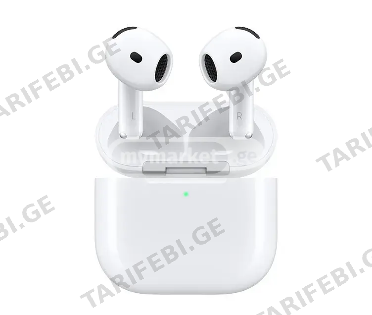მაღაზიიდან ორიგინალი Apple AirPods 4, ახალი