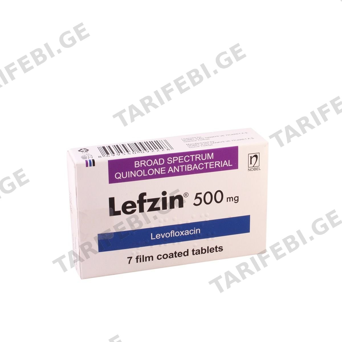 ლეფზინი - Lefzin 500მგ 7 ტაბლეტი