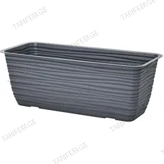 ქოთანი ყვავილის FORM PLASTIC Sahara box with saucer 60 anthracite