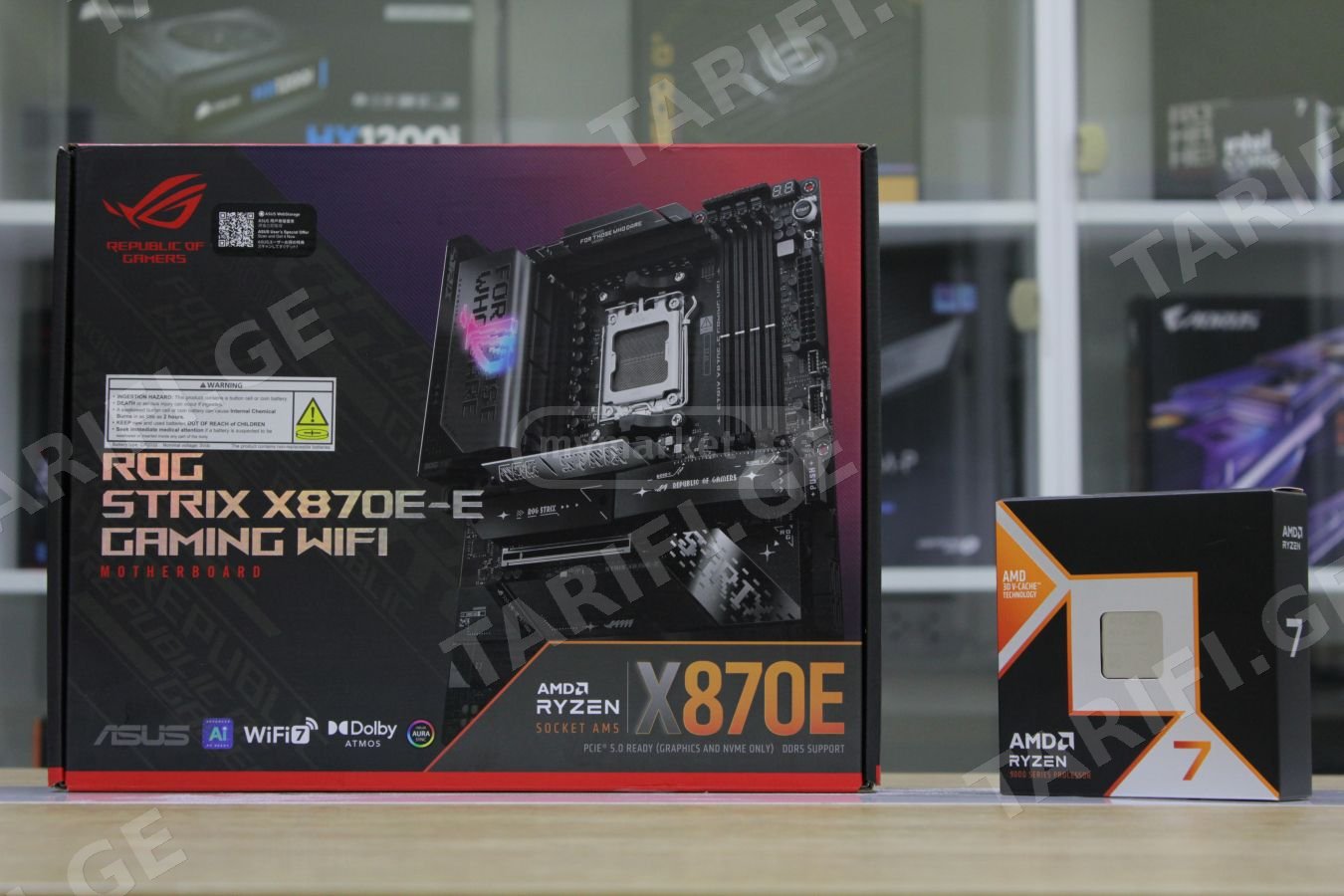 ✅AMD RYZEN 7 9800X3D + ASUS ROG STRIX X870E-E x870 x870e✅