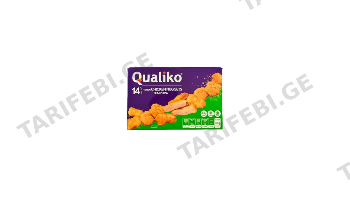 QUALIKO ქათმის ნაგეთსი 300 გრ