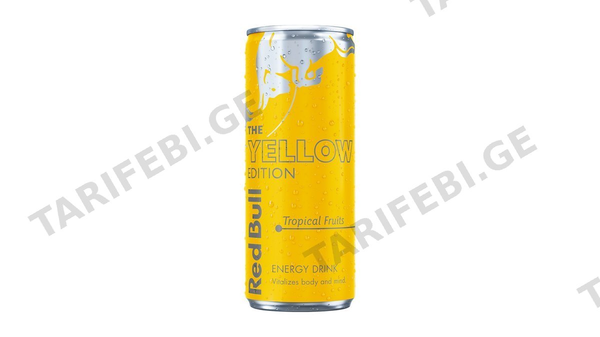 Red Bull ენერგეტიკული სასმელი Yellow 0.250ლ