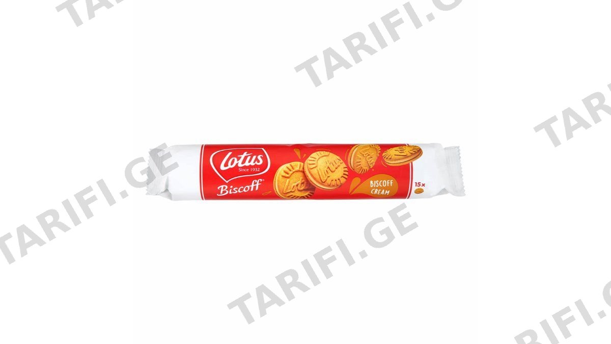 "Lotus"- ორცხობილა სენდვიჩი ბისკოფის კრემით 150გ