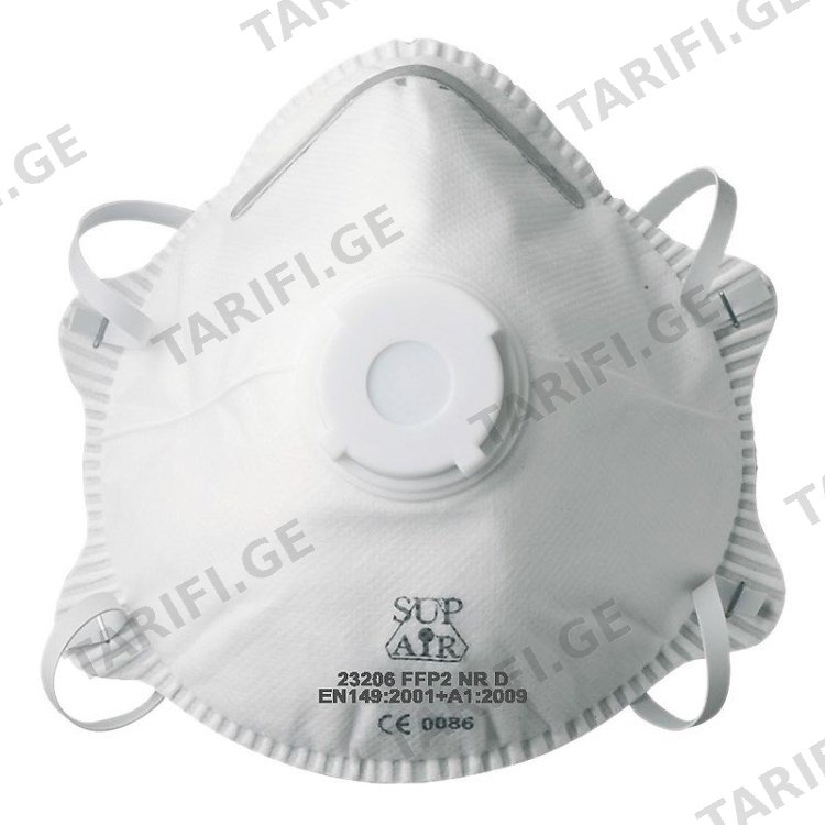 რესპირატორი სარქველით Sup-Air FFP2 23206