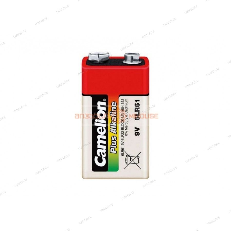 ელემენტი 0066 Camelion Plus Alkaline 9V  1ც შეკვრა 6LR61-BP1