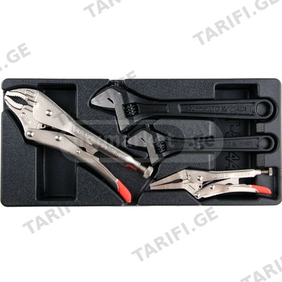 მილის ქანჩის გასაღები ნაკრები YT55444 (4 PCS)