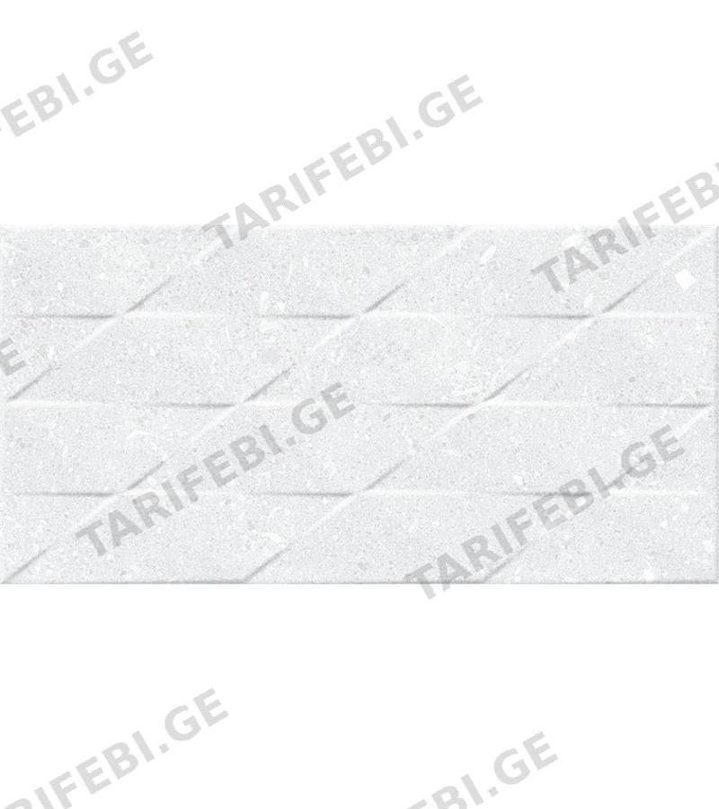 კერამ. ფილა ” REV RELIEVE TECNO ONE WHITE ” 30X60 STAR CERAMIC S.A