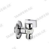 (1/2"x1/2") კუთხის ვენტილი ბურთულიანი (ნახ. ბრუნი) VA-ALBERTONI