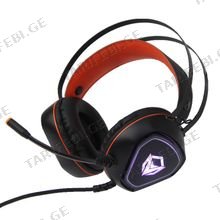 MeeTion HP020 3.5mm*2+USB Wired Gaming Headset Backlight გეიმინგ ყურსასმენი